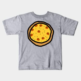 Halloween Pizza Pumpkin Pie Kids T-Shirt